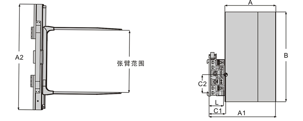 纸箱夹|家电夹抱机|家电抱夹|叉车抱头|叉车纸箱夹|叉车属具纸箱夹