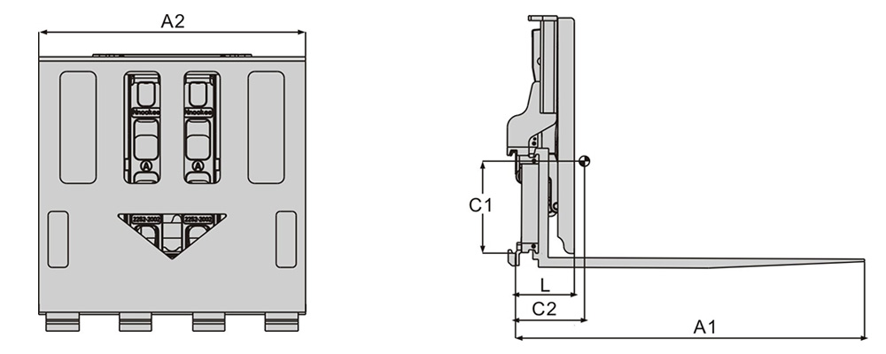 叉车推出器|货叉式推出器|叉车推出器价格|叉车属具推出器